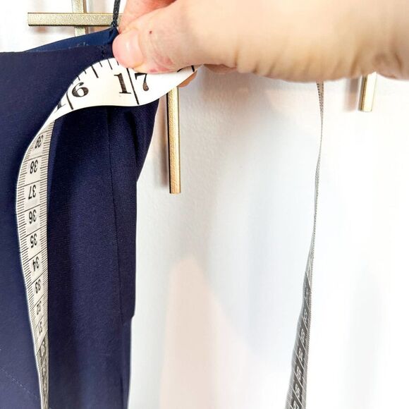 Susana Monaco Blue Flower Print 100% Silk Baby Doll Empire Dress Size 8 - Picture 11 of 12